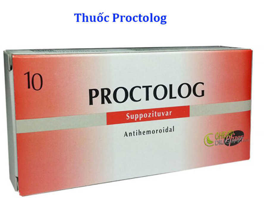 Thuốc đặt hậu môn trị trĩ Proctolog