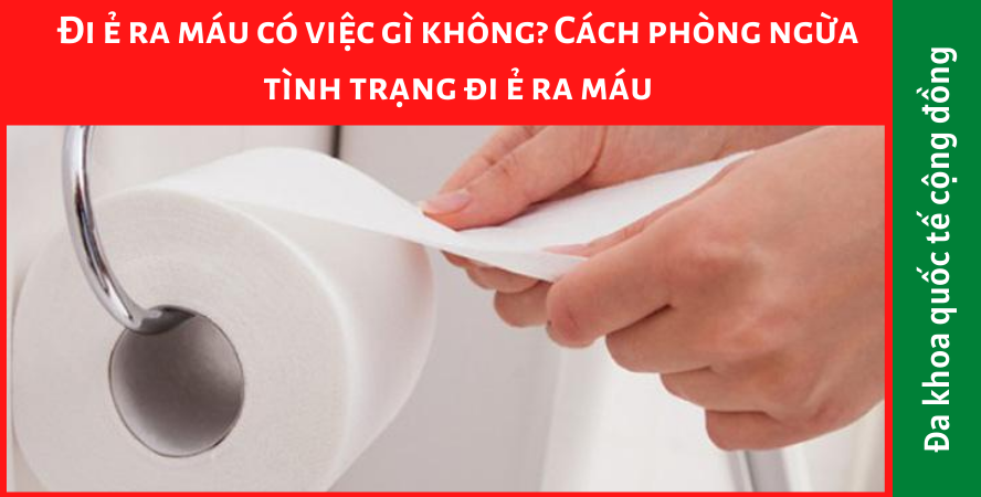 Đi ẻ ra máu có việc gì không? Cách phòng ngừa tình trạng đi ẻ ra máu