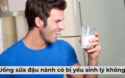 [Thực hư] Nam giới uống sữa đậu nành có bị yếu sinh lý không?