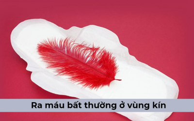 Ra máu bất thường ở vùng kín liệu có nguy hiểm không?