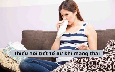 Chị em bị thiếu nội tiết tố nữ khi mang thai phải khắc phục bằng cách nào?