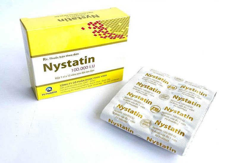 Thuốc đặt trị huyết trắng Nystatin