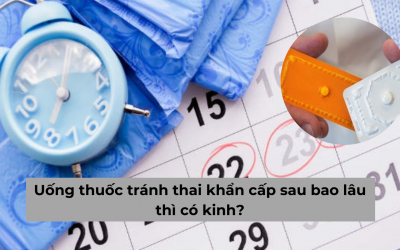 [Giải đáp] Uống thuốc tránh thai khẩn cấp sau bao lâu thì có kinh?