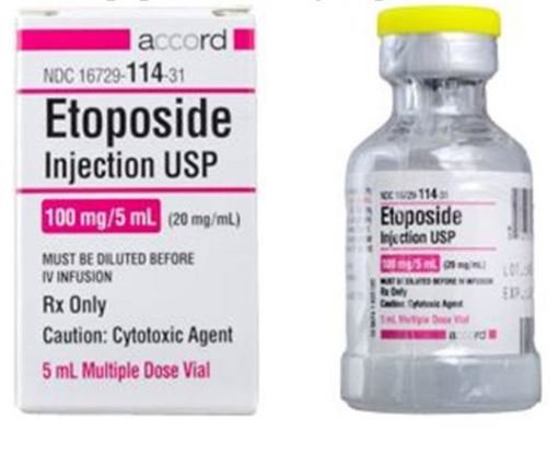 Thuốc chữa u nang buồng trứng Etoposide
