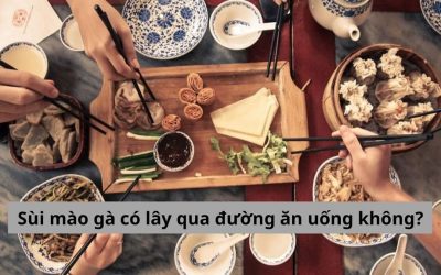 [ Giải đáp thắc mắc] Sùi mào gà có lây qua đường ăn uống không?
