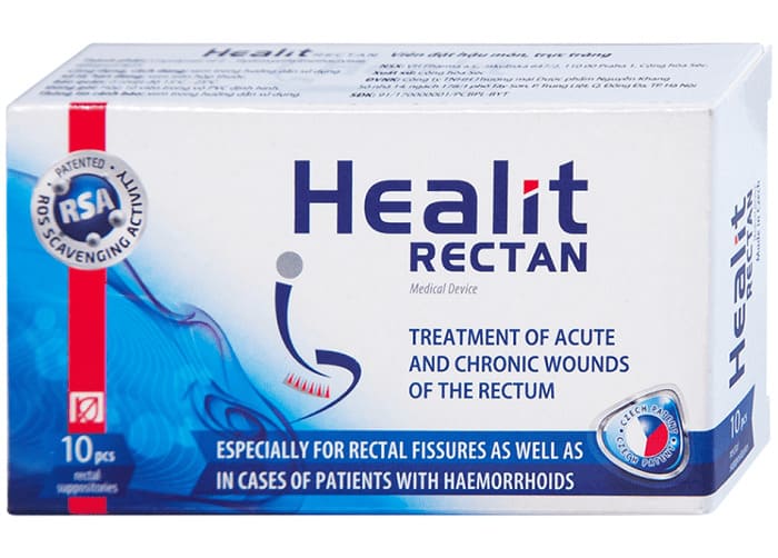Viên đặt hậu môn Healit Rectan