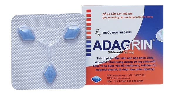 Thuốc điều trị bệnh liệt dương tốt hiện nay - Thuốc adagrin